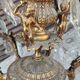 Old bronze chandelier/stamps and angel décor
