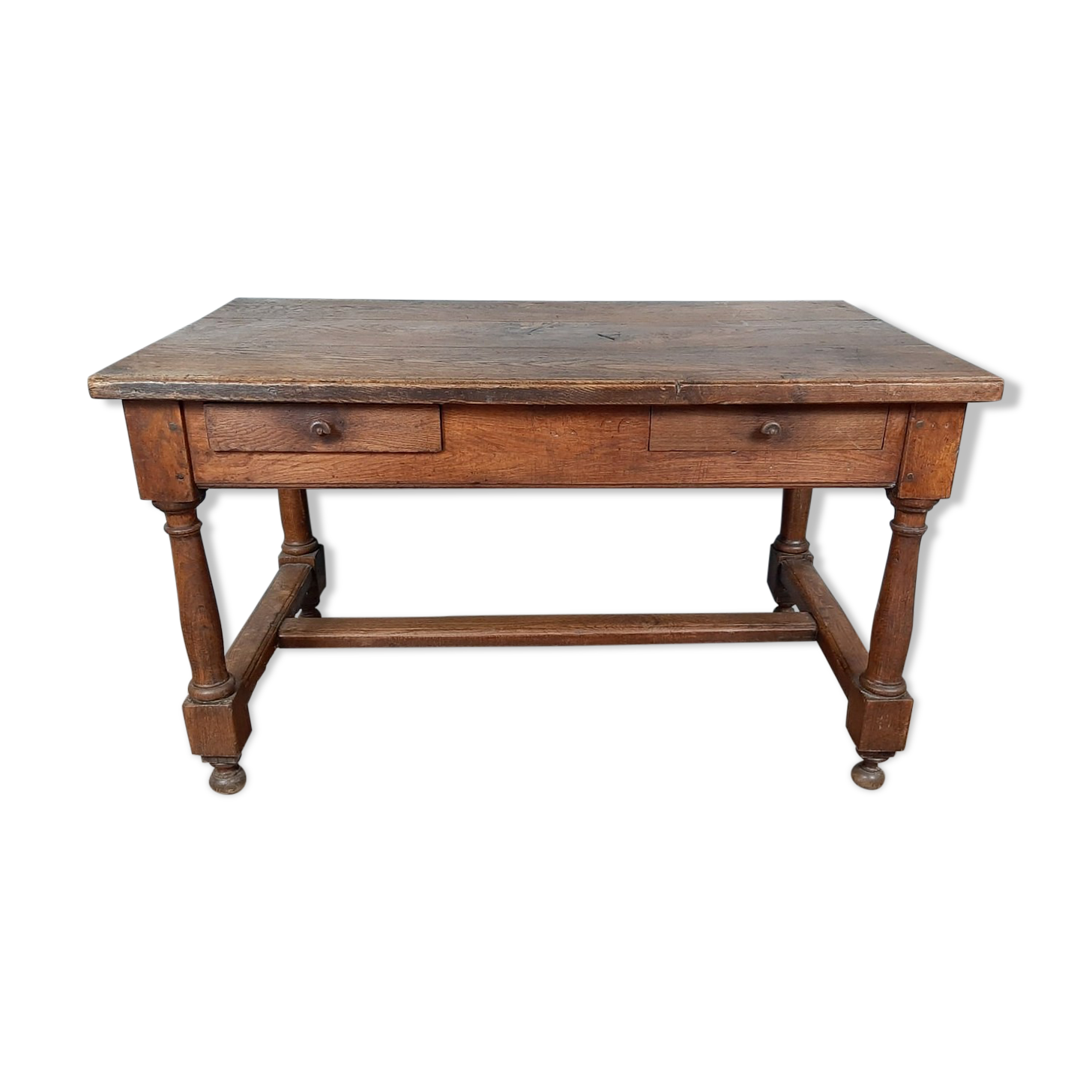 Table de ferme rustique époque Louis XIII en chêne vers 1700