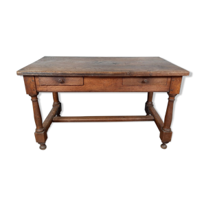 table de ferme rustique