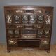 Cabinet Indochinois en Marqueterie de Nacre fin XIX