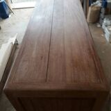 Exotic wood counter desk