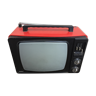 Old portable TELEVISION INTER Red