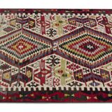 Vintage handmade turkish wool rug 156 x 312 cm