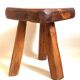 Brutalist tripod stool from the 1960s.