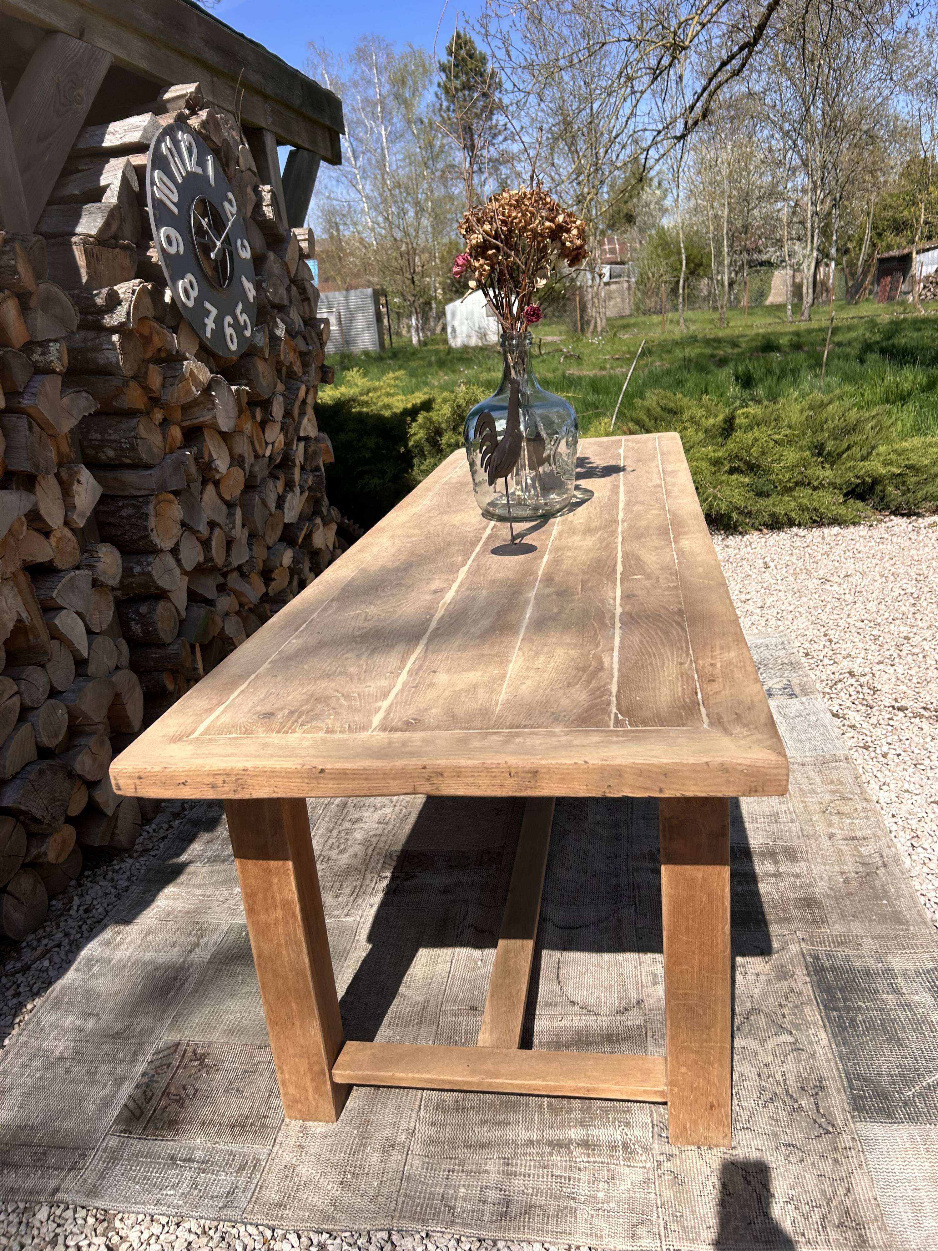 250cm renovated farmhouse table