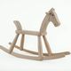 Kay Bojesen wooden rocking horse, Danish design toy from the 1970s