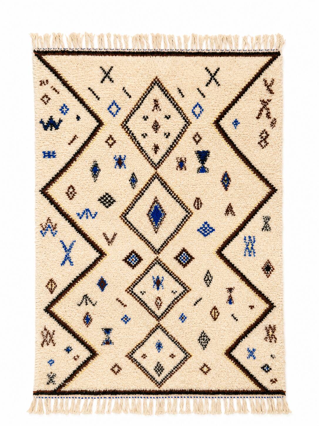 Tapis berbère béni Ouarain 132 x 249