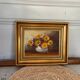 Oil on canvas - bouquet of yellow tones