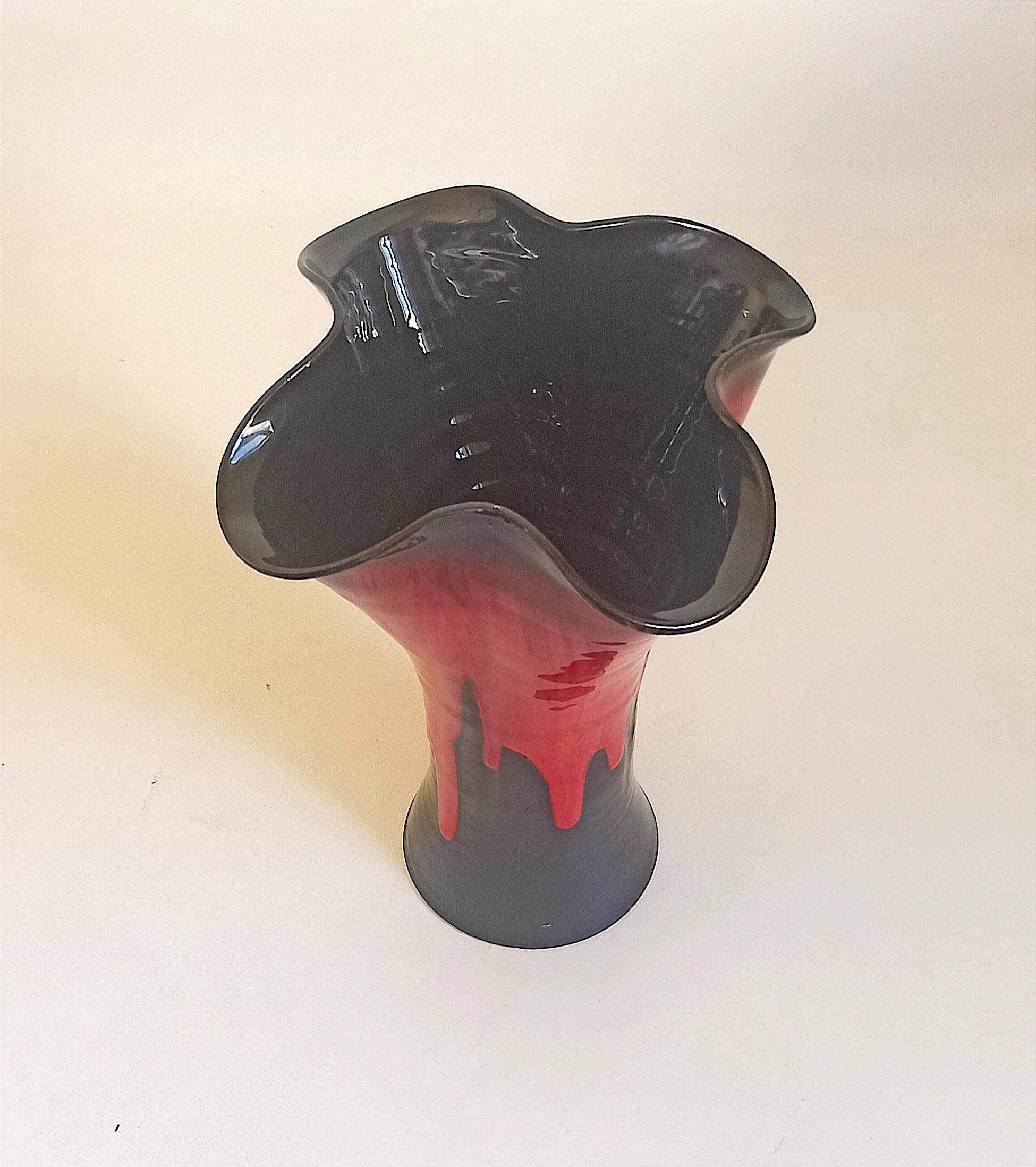 Vallauris ceramic vase 60s Height 37 cm