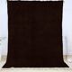Dark brown Beni Ourain rug 150/250cm