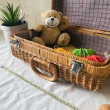 Wicker case, vintage