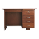 Vintage desk, children's wooden desk in art deco style, desk with drawers