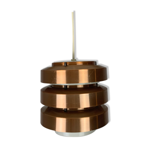 Suspension scandinave couleur cuivre