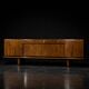 Vintage Rare Large French Art Deco Walnut Sideboard, 1920s