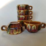 6 bistro coffee cups