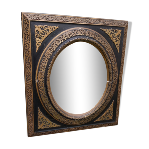 Miroir à médaillon ovale Napoléon