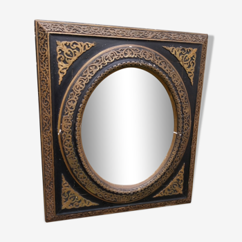 Oval medallion mirror Napoleon III