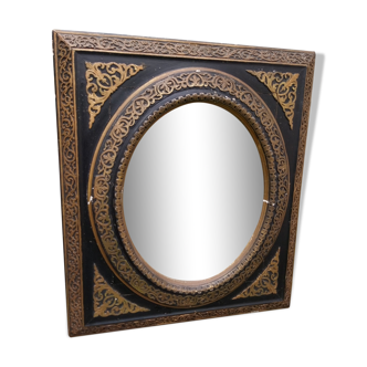 Oval medallion mirror Napoleon III
