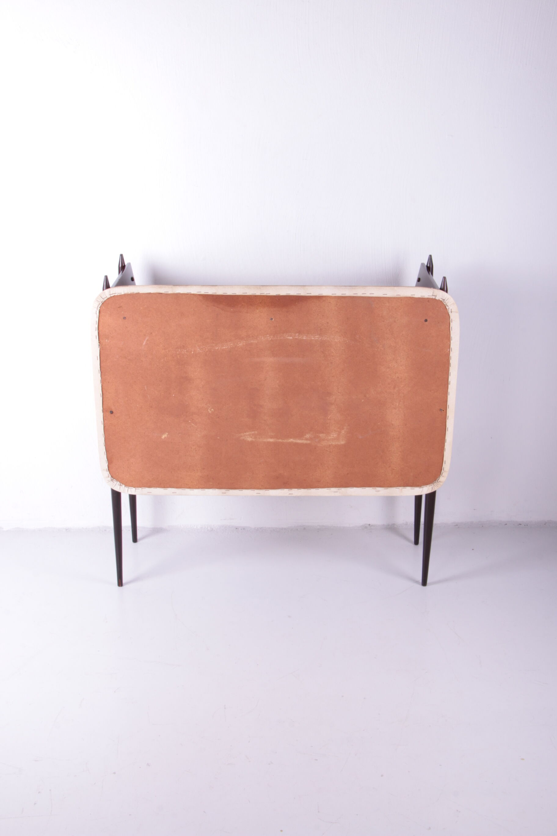 Ico Parisi Wall unit with mirror and stool 1950 Italy