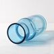 Small Vintage Blue Glass Vase / Mid-century Stylish Vase / Sweden / 1980s