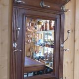 Oak wall coat door
