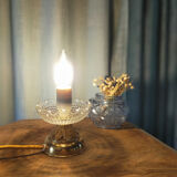 Bohemian crystal table lamp