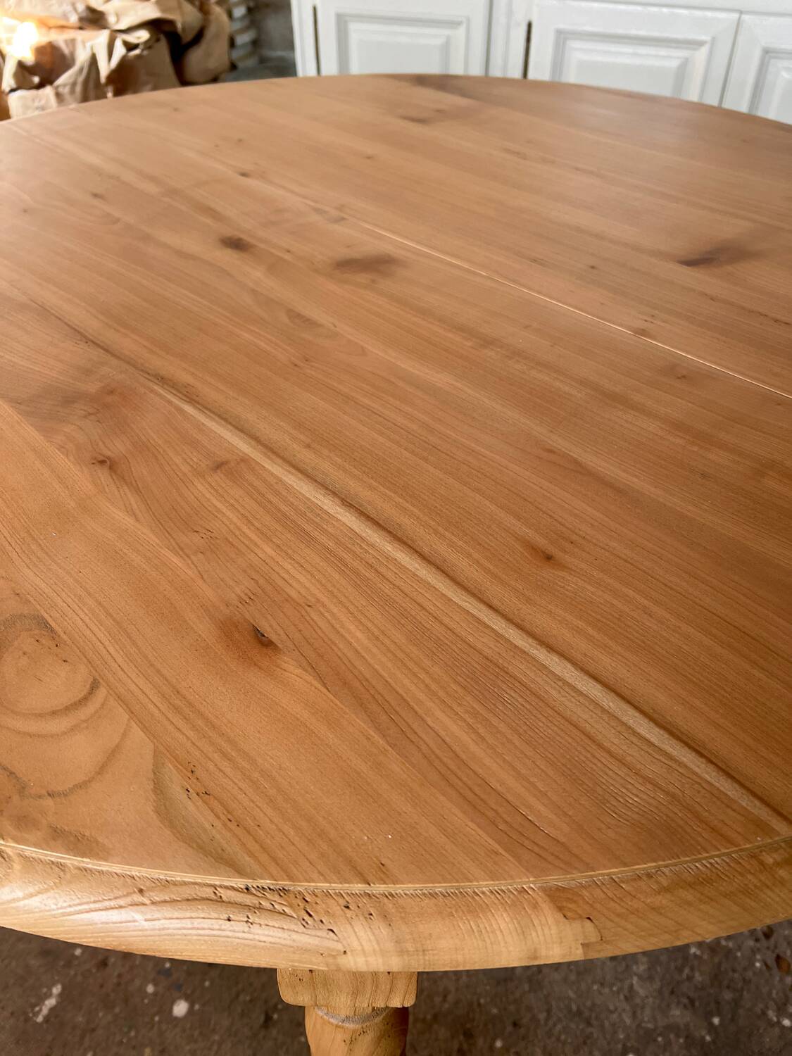 Solid cherry wood table