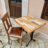 Industrial bistro style table