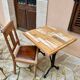 Industrial bistro style table