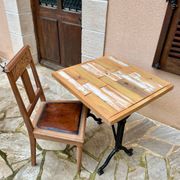 Industrial bistro style table