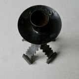Wrought iron candle holder, brutalist, 60s-70s
