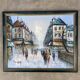 Signed painting by Duchamp on a Parisian street.