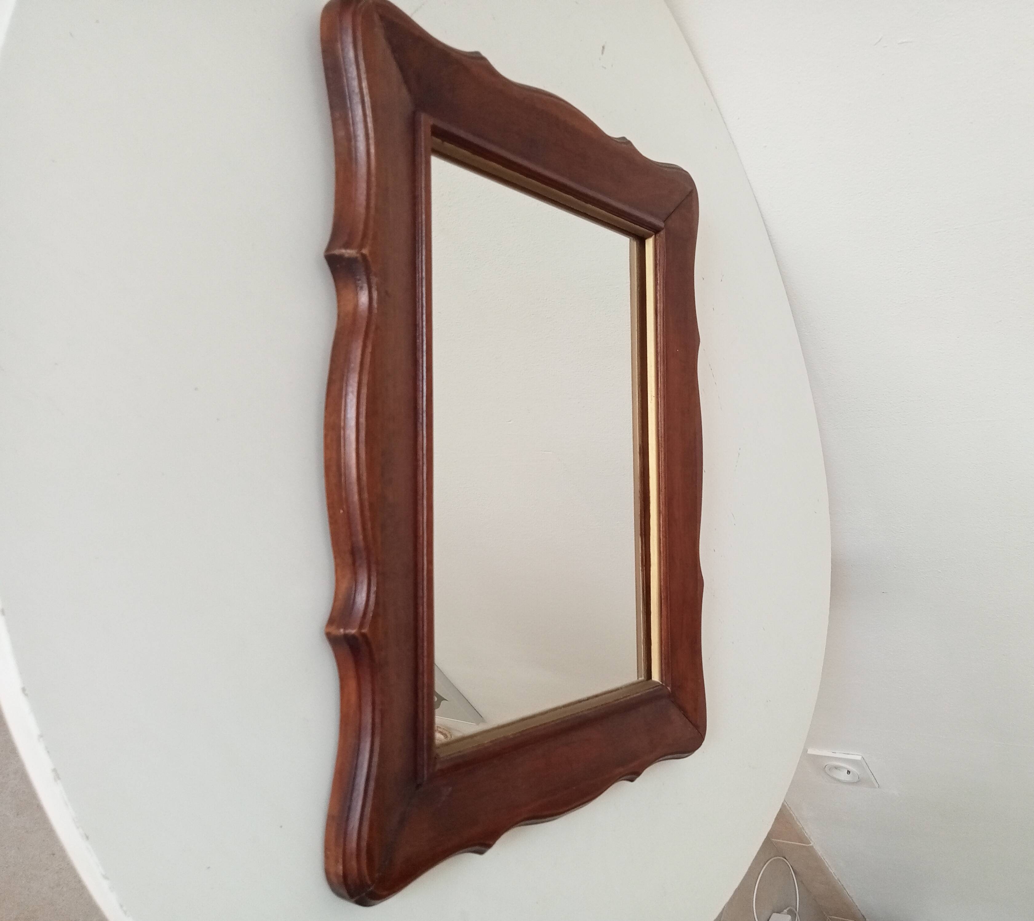 Rustic vintage mirror chic countryside