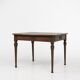 Table d'appoint rustique française du milieu du siècle en bois, années 1850.