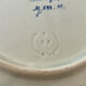 Old wall plate in blue Delft pottery