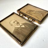 Foldable Antique Double frames Convex glass