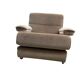 Beige vintage style lounge chair/armchair