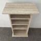 Travertine TV cabinet shelf from the 70s