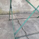 Iron folding garden table