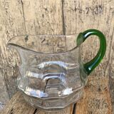 Old glass pitcher