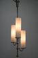 Art deco tubular chandelier, 1930s