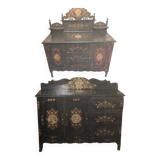 Set of 2 painted sideboards