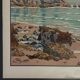 Lithographie par Henri Rivière "Les Aspects de la Nature - La Mer"