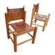 Ensemble de trois fauteuils Knud Friis années 1960