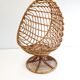 Vintage rattan egg chair 1960s