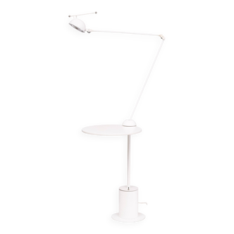 Table d'Appoint Post Moderne avec Lampe par Edward Geluk pour Arco, 1980s