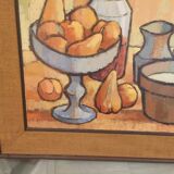 Contemporary still life with fruit by Ludovic
