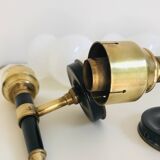 Pair of so-called flambeaux or torch sconces