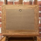 Painting on framed paper