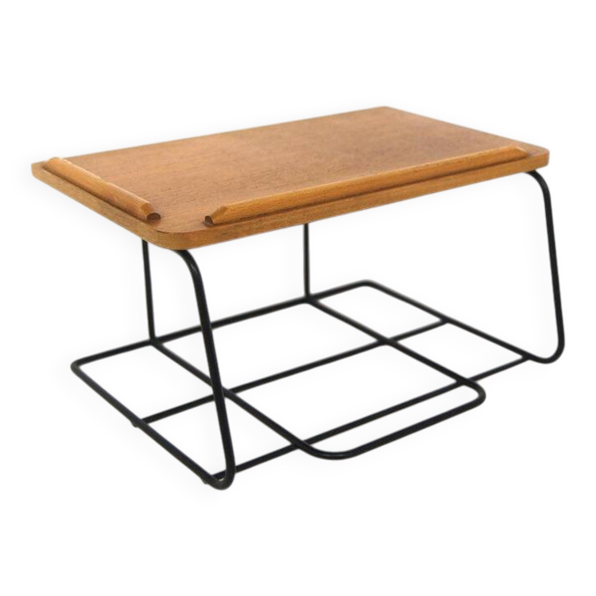 Wall shelf, Scandinavian teak bedside table, Sweden, 1950